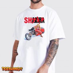 Beautiful Motorcyclist Shakira T Shirt img2 3