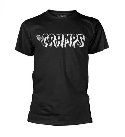 Black The Cramps Logo Official T-Shirt