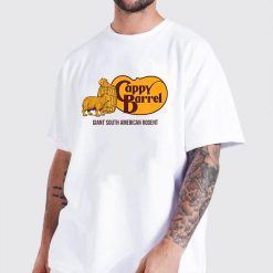 Cappy Barrel capybara campaign store logo T Shirt 2