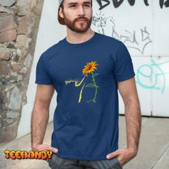 Cat Sunflower Gifts For Cat Lovers Cat Mom Cat Lady Women T Shirt img3 t6