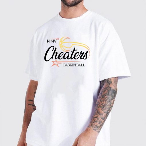 Cheaters Basketball T-Shirt, Double Side Not Just AnyBody T-Shirt In Drew League