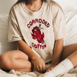 Corroded Coffin Band Unisex T shirt 3