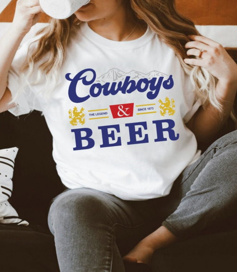 Cowboys And Beer T Shirt 1
