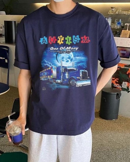 Crushing Autism Awareness Monster Truck Puzzle Shirt