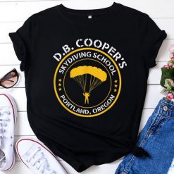 DB Cooper Skydiving School Portland Oregon Vintage Shirt
