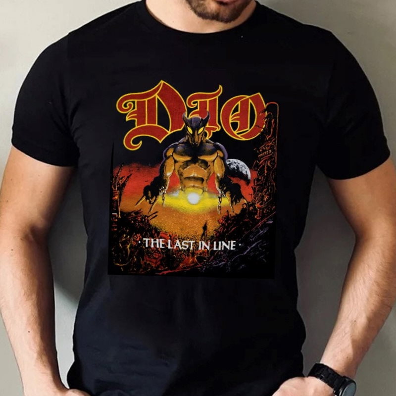 Dio Last In Tour Heavy Metal Band Concert T