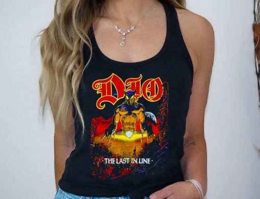 Dio Last In Line Tour Heavy Metal Rock Band Concert T Shirt