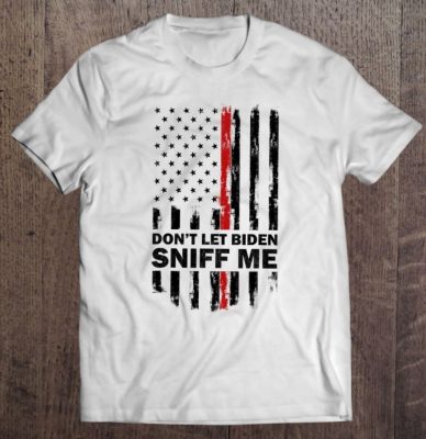 Dont Let Biden Sniff Me Anti Biden 2024 American Flag Shirt 2