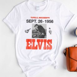 Elvis Presley Official 1956 Mississippi Concert T Shirt 3