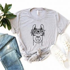 Floral Lama Shirt Lama Lover Shirt