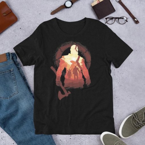 God of War Kratos and Son T-Shirt