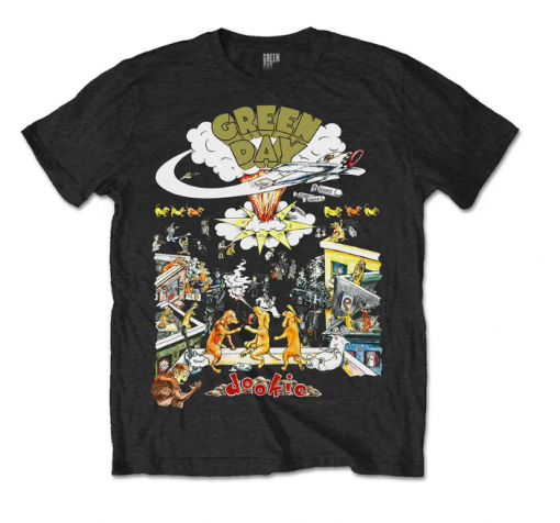 Green Day 1994 Dookie Live Tour Punk Rock Official T-Shirt