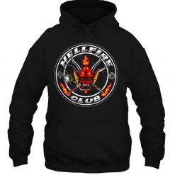 Hellfire Badge Stranger Things D&D Club T Shirt