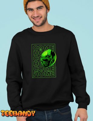 IT Movie Pennywise Come Home Neon Text Long Sleeve T Shirt img1 C5