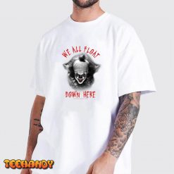 IT Movie Pennywise We All Float Down Here Premium T Shirt img2 3