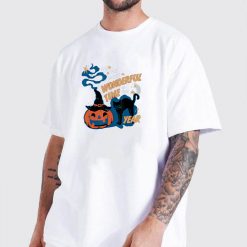 Its the Most Wonderful Time of the Year black cat Halloween T Shirt 3