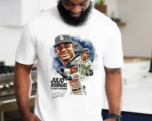 Julio Rodriguez Seattle Mariners Baseball T Shirt