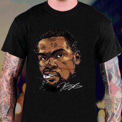 Keven Durant Brooklyn Nets Signature Art Unisex T Shirt 1