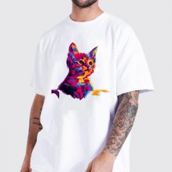 Kitten Colorful Art Gifts for Cat Lovers Cat Dad Cat Mom T Shirt 1