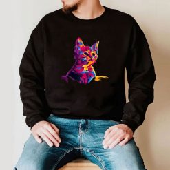 Kitten Colorful Art Gifts for Cat Lovers Cat Dad Cat Mom T Shirt 3