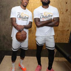 LeBron James  & DeMar DeRozan Wear Cheaters Basketball T Shirt In Drew League