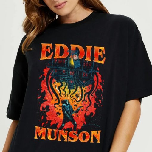 Vintage Eddie Munson Shirt Metal Dude Eddie Stranger Things Shirt Joseph Quinn Shirt