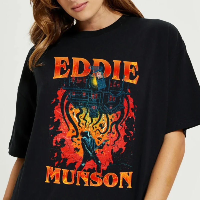 Metal Dude Eddie Stranger Things Shirt