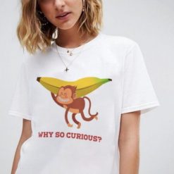 Monkey Cute Why So Curious T-Shirt