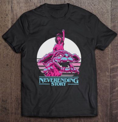 Neverending Things A Never Ending Story Stranger Things Mash Up Shirt 2