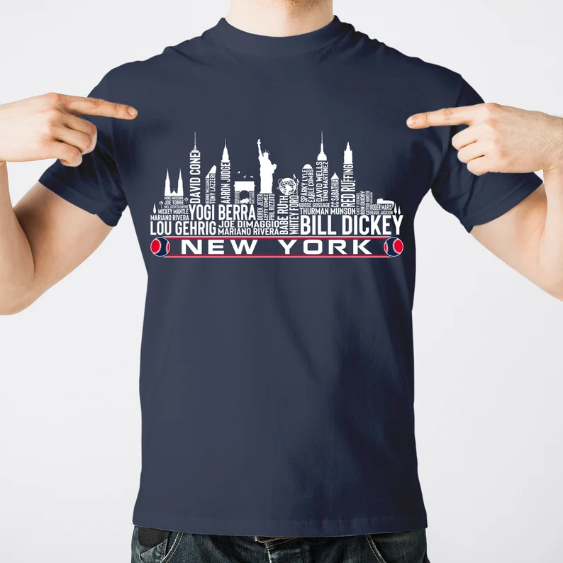 New York Y Baseball Team All Time Legends New York City Skyline shirt.jpg