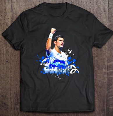 Novak Djokovic Sportsman Tennis T Shirt 2
