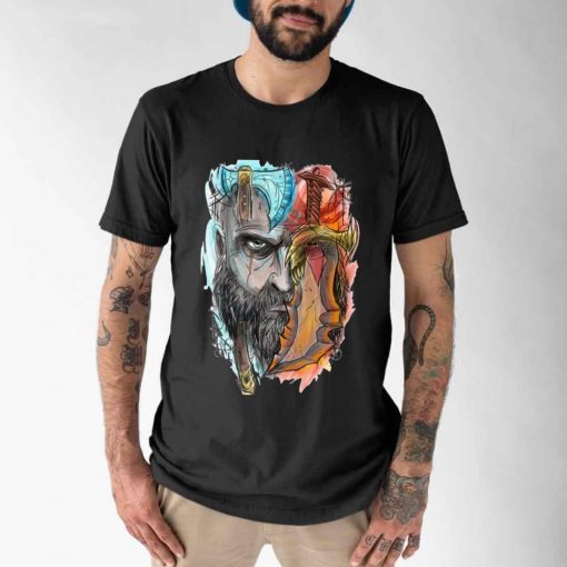 Old And New Style God Of War Ragnarok T-Shirt
