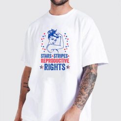 Patriotic 4th Of July shirt Stars Stripes Reproductive Right T Shirt 2