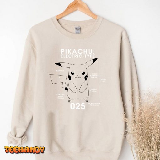 Pokemon Christmas Electric-Type Long Sleeve T-Shirt