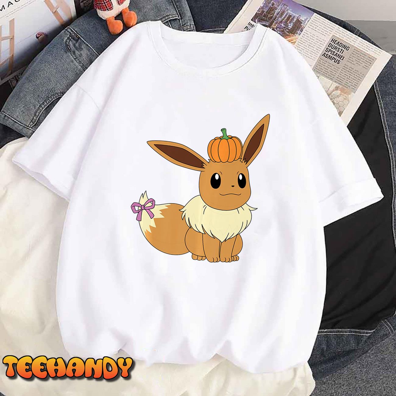  Pokemon Halloween Eevee Premium T-Shirt : Clothing