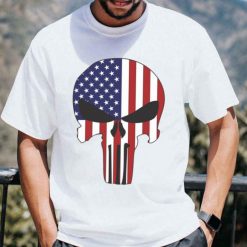 Punisher American Flag Unisex T-Shirt