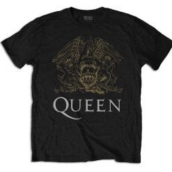 Queen Gold Crest Logo Freddie Mercury Official T-Shirt