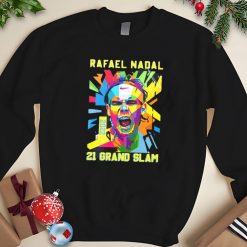 Rafael Nadal Tennis Champions 21 Grand Slam Fan T-Shirt