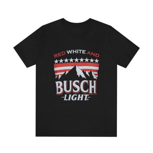 Red White And Busch Tee