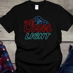 Retro Vintage Coor Light Mountain Coors Rodeo Banquet Tee