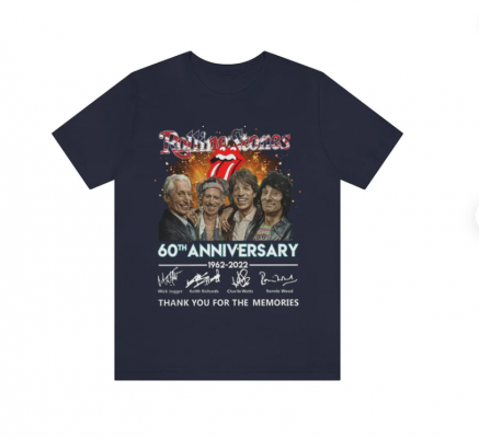 Rolling Stones 60th Anniversary 2022 Tour Unisex T shirt The Rolling Stones T Shirt 1