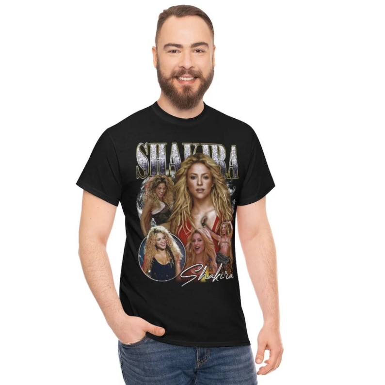 SHAKIRA Vintage shirt - Shakira 90s bootleg retro t-shirt