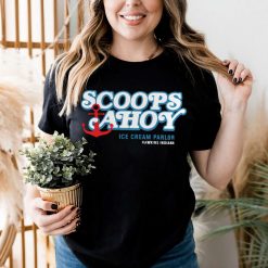 Scoops Ahoy Ice Cream Parlor Strange Things Hawkins Indiana T Shirt 1