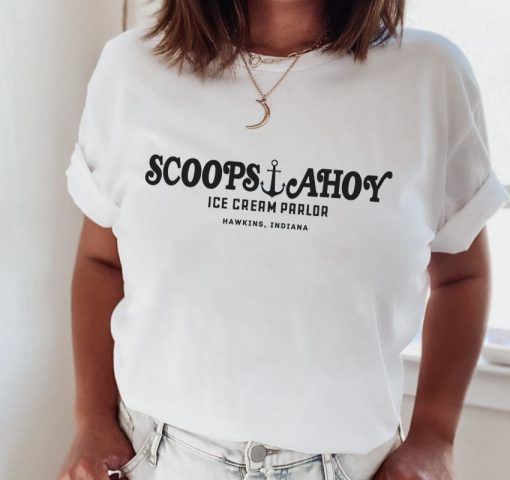 Scoops Ahoy Strangers Things 4 T Shirt