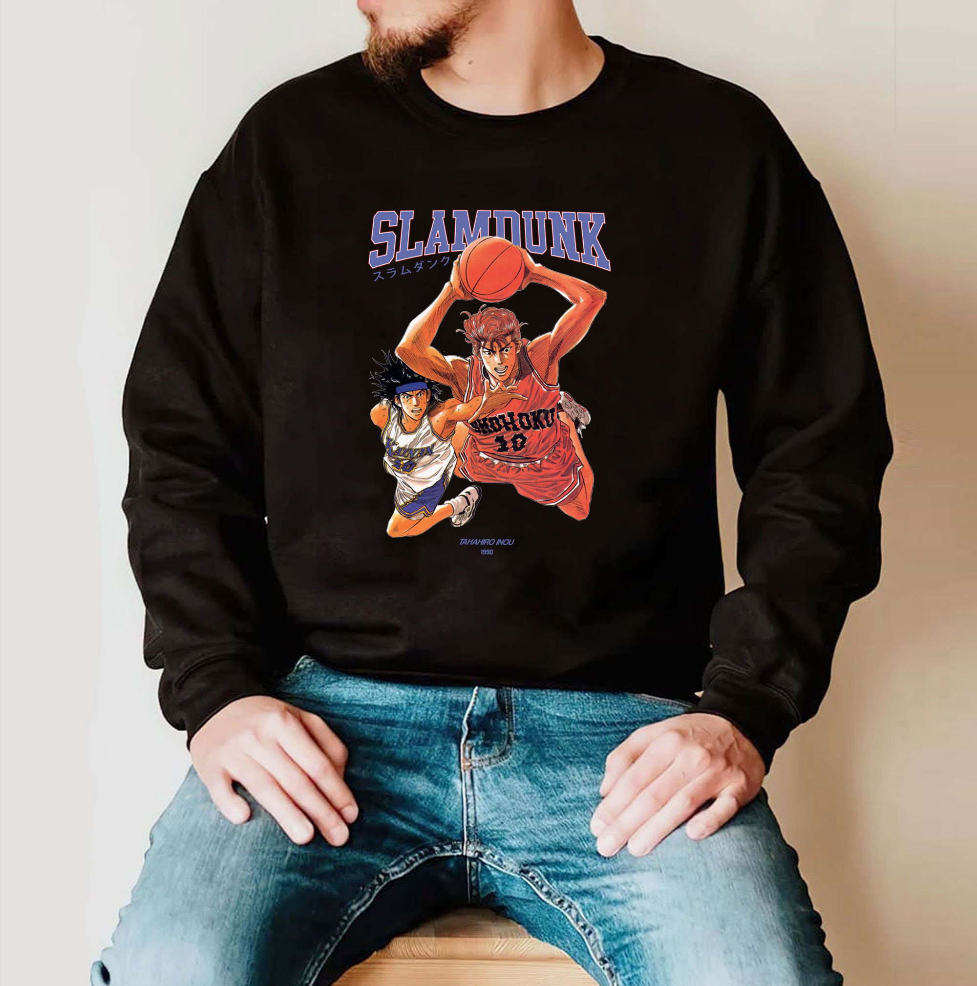 Slam Dunk - Bootleg Vintage TAHAHIRO INOU 1990 T-Shirt