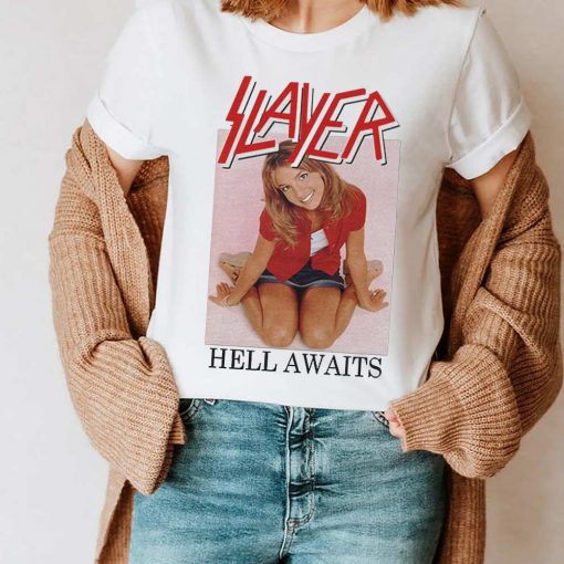 Slayer Hell Awaits Britney Spears T-Shirt