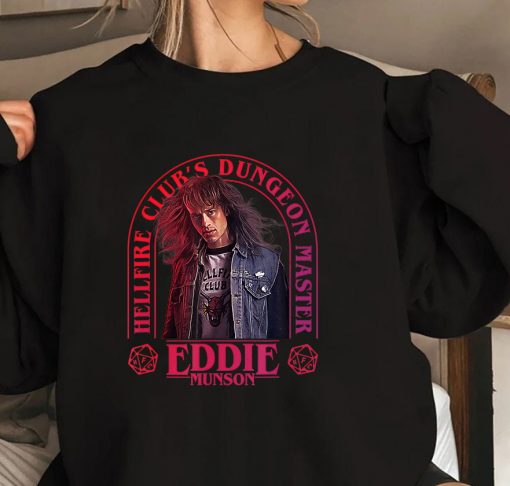 Stranger Things 4 Eddie Munson Hellfire Club Dungeon Master T-Shirt