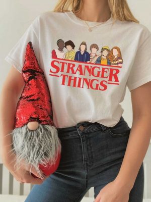 Stranger Things Characters Inspired Crewneck T Shirt 2