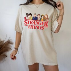 Stranger Things Characters Inspired Crewneck T Shirt 4