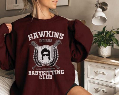 The Baby Sister Hawkins Babysitting Club Stranger Friends T Shirt 2